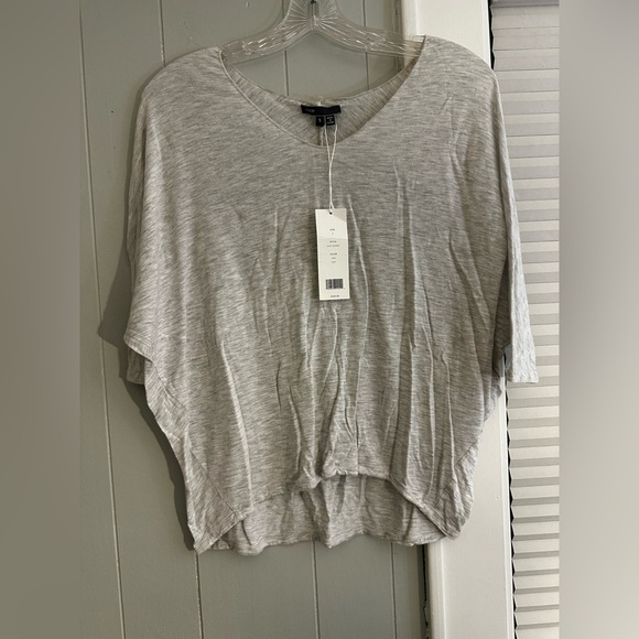 Vince Heather Gray Relaxed Short Sleeve Tee Size Small Minimalist Luxe Basics - Picture 6 of 7